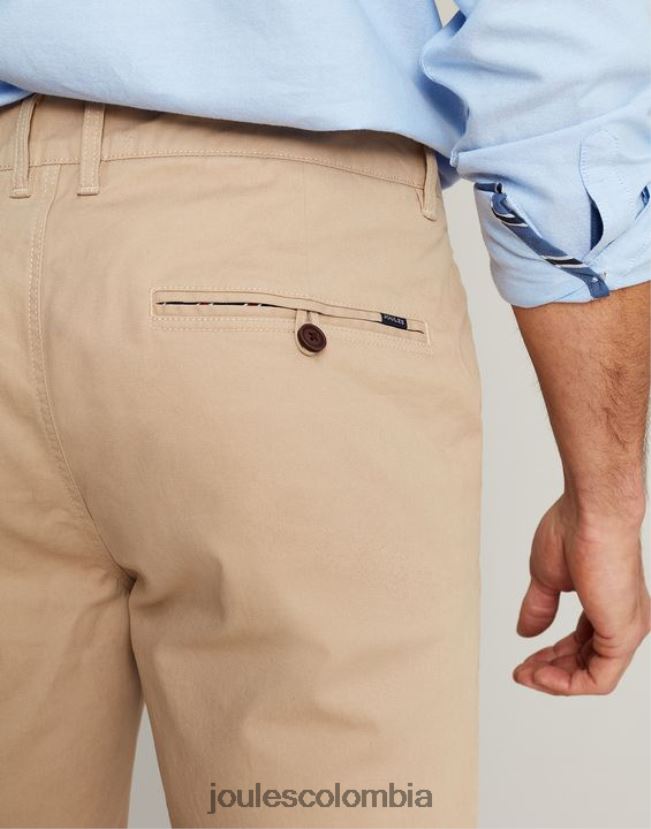 Joules vestir hombres pantalones chinos ajustados H0604R162 marrón