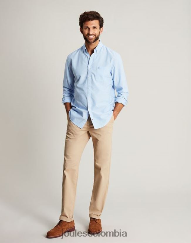 Joules vestir hombres pantalones chinos ajustados H0604R162 marrón