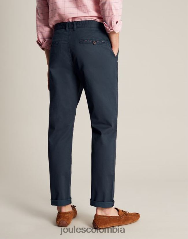 Joules vestir hombres pantalones chinos ajustados H0604R231 marina francesa