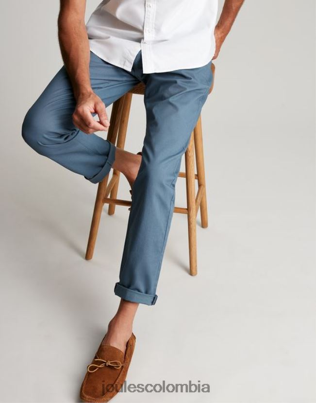 Joules vestir hombres pantalones chinos ajustados H0604R240 azul