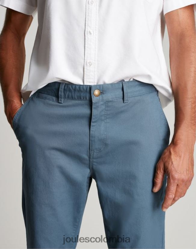 Joules vestir hombres pantalones chinos ajustados H0604R240 azul