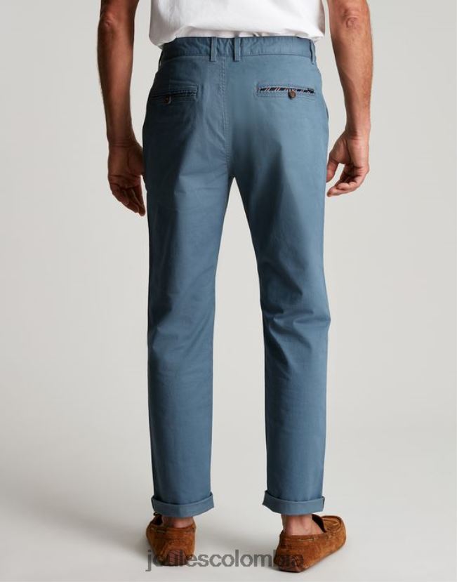 Joules vestir hombres pantalones chinos ajustados H0604R240 azul