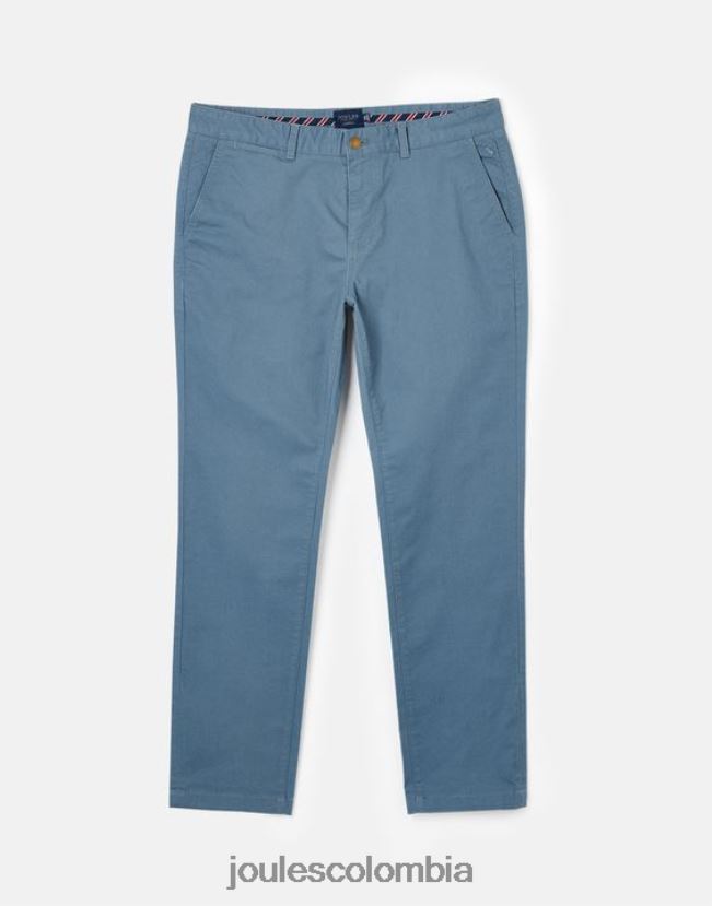 Joules vestir hombres pantalones chinos ajustados H0604R240 azul