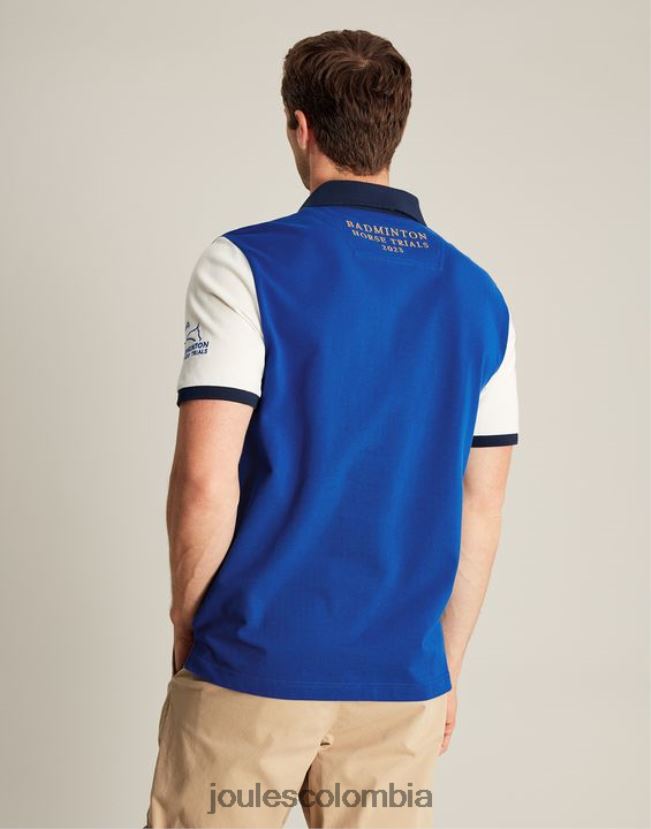 Joules vestir hombres polo de bádminton H0604R176 azul