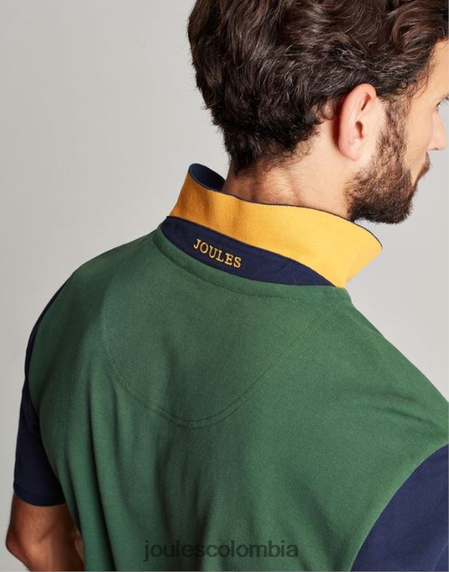 Joules vestir hombres polo de madera H0604R173 verde oscuro