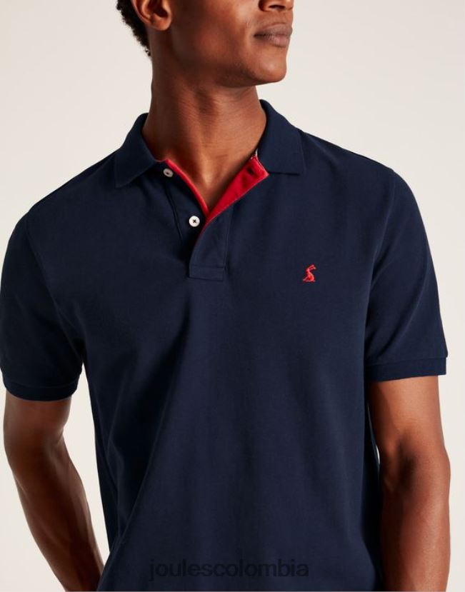 Joules vestir hombres polo de madera H0604R181 marina francesa