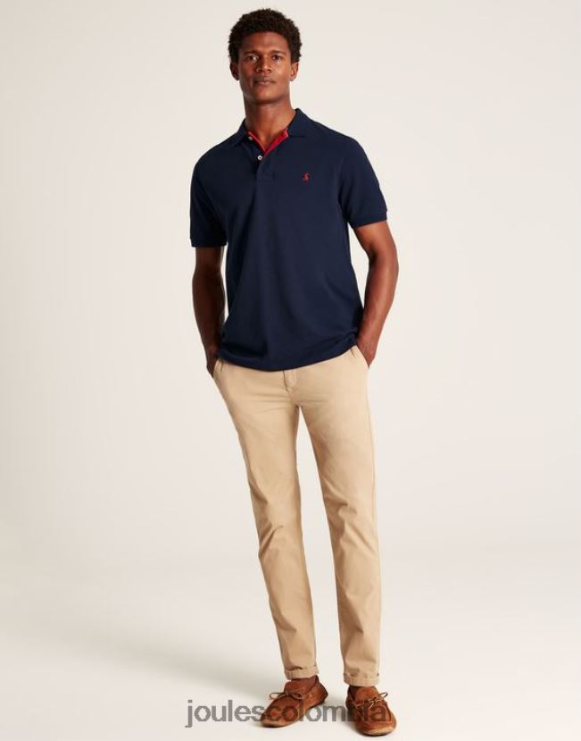 Joules vestir hombres polo de madera H0604R181 marina francesa