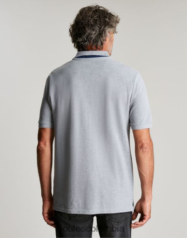 Joules vestir hombres polo de madera H0604R182 marga gris