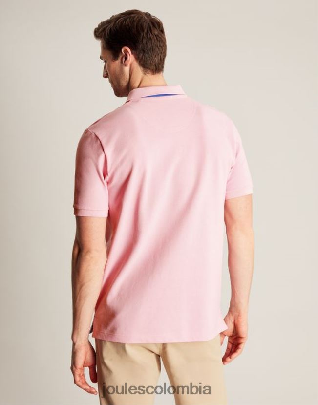 Joules vestir hombres polo de madera H0604R183 Rosa claro