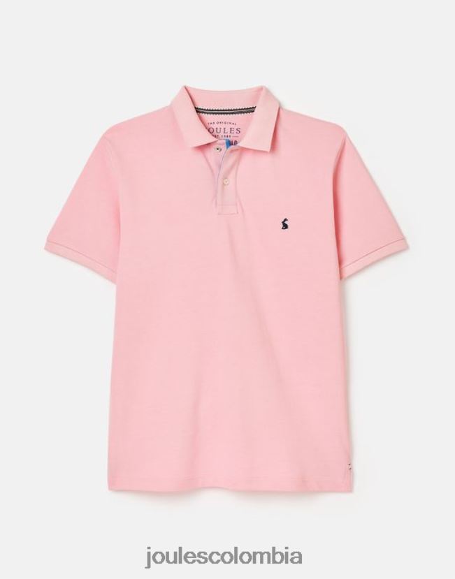 Joules vestir hombres polo de madera H0604R183 Rosa claro