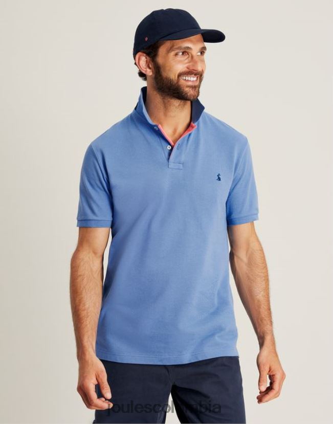 Joules vestir hombres polo de madera H0604R188 azul