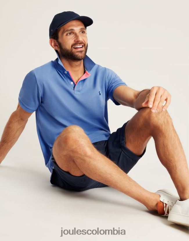 Joules vestir hombres polo de madera H0604R188 azul