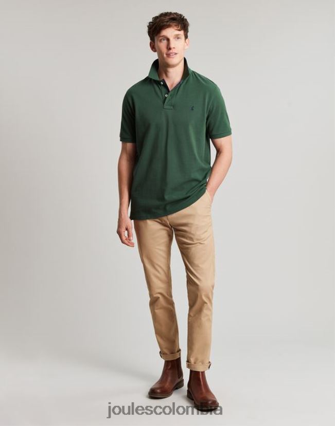 Joules vestir hombres polo de madera H0604R192 verde oscuro