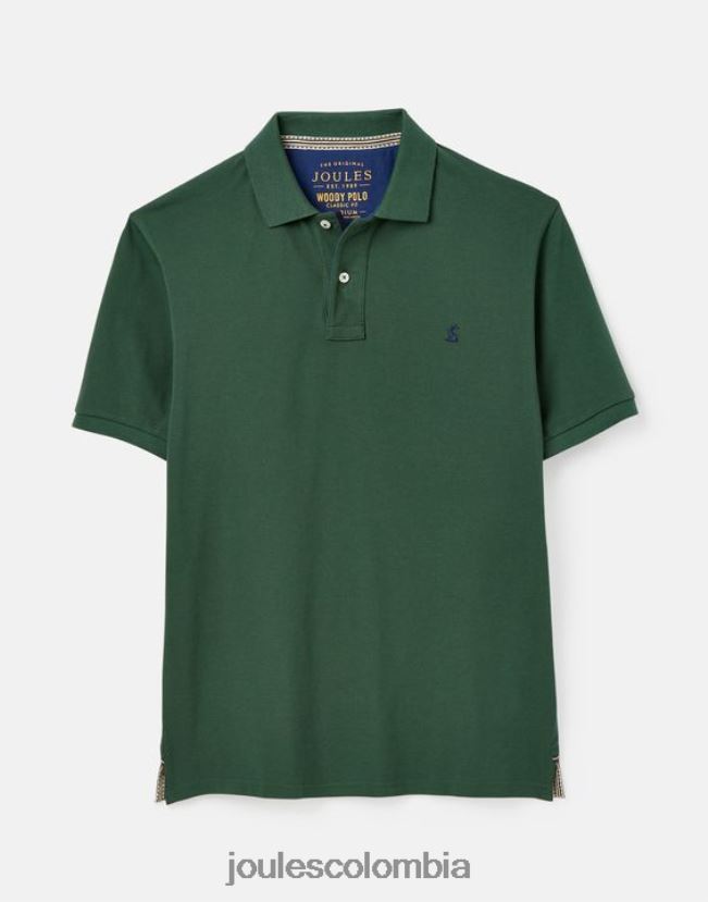 Joules vestir hombres polo de madera H0604R192 verde oscuro