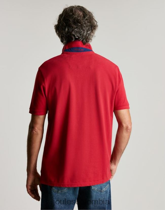 Joules vestir hombres polo de madera H0604R193 chile rojo