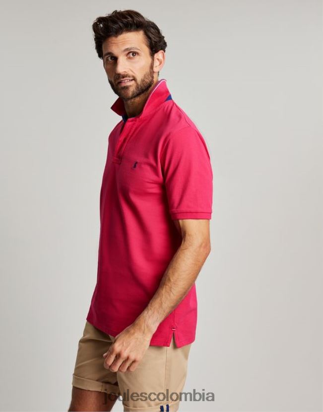 Joules vestir hombres polo de madera H0604R196 frambuesa profunda