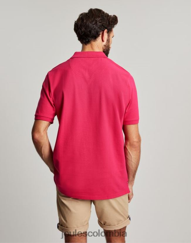 Joules vestir hombres polo de madera H0604R196 frambuesa profunda