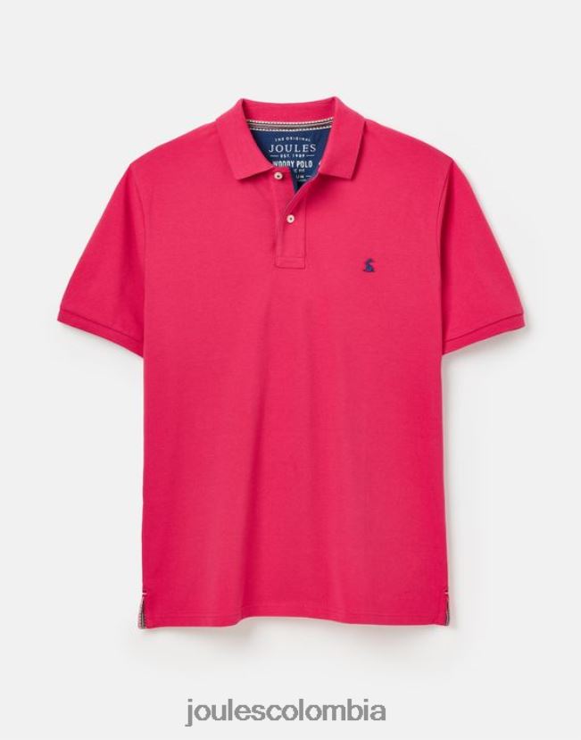 Joules vestir hombres polo de madera H0604R196 frambuesa profunda