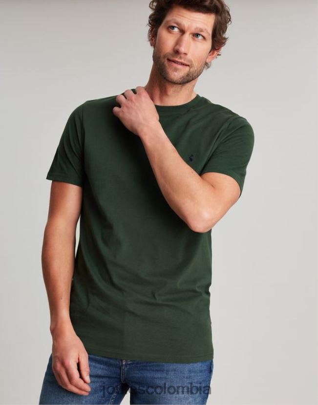 Joules vestir hombres camiseta de punto denton H0604R198 verde carreras