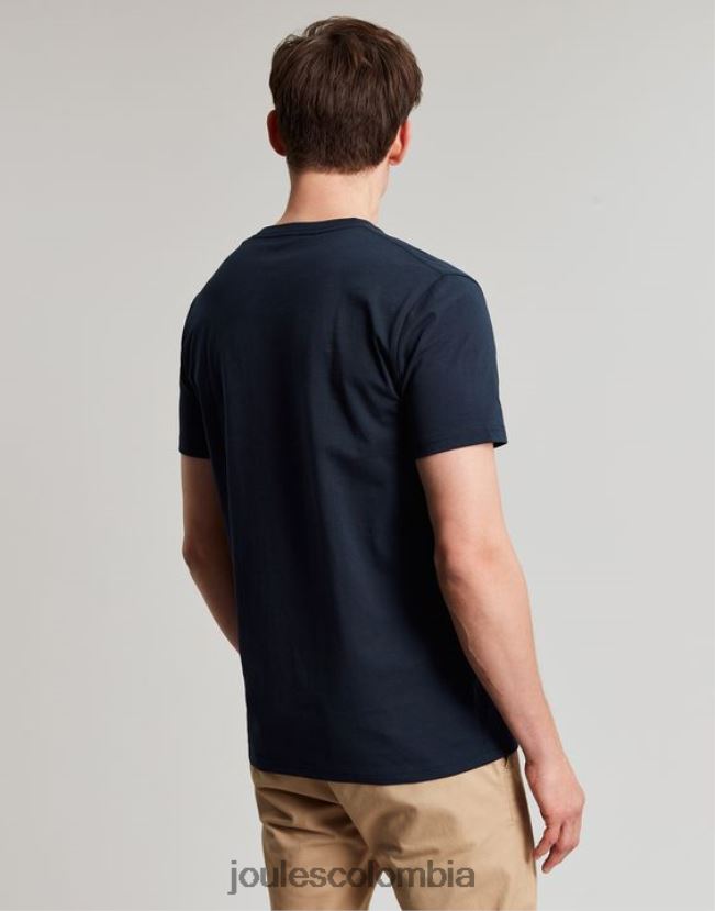 Joules vestir hombres camiseta de punto denton H0604R200 Armada