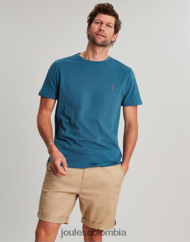 Joules vestir hombres camiseta de punto denton H0604R214 turquesa