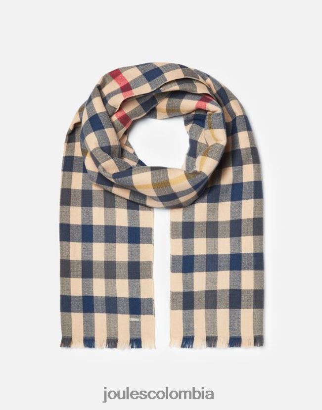 Joules accesorios mujer bufanda cepillada farnsley H0604R129 cheque henson