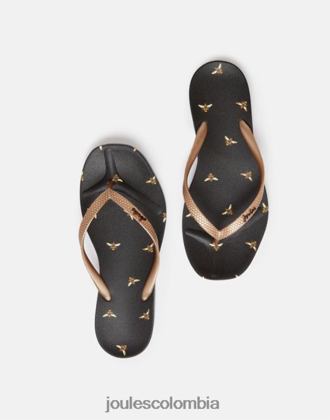 Joules calzado mujer chanclas sunvale H0604R151 abeja negra