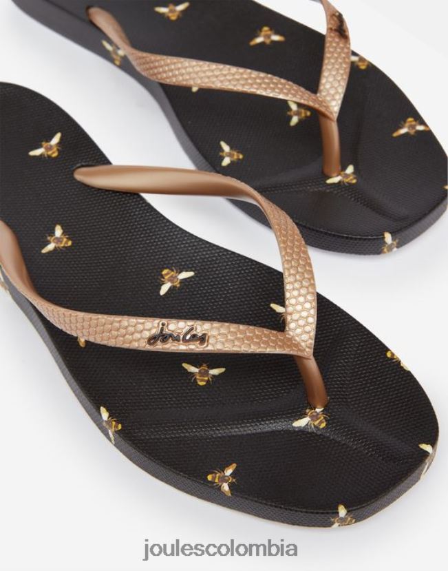 Joules calzado mujer chanclas sunvale H0604R151 abeja negra