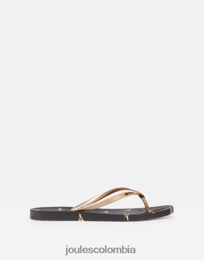 Joules calzado mujer chanclas sunvale H0604R151 abeja negra