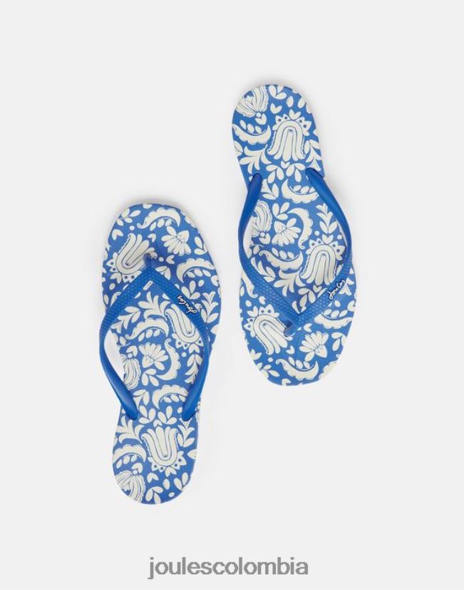 Joules calzado mujer chanclas sunvale H0604R152 mosaico indio azul