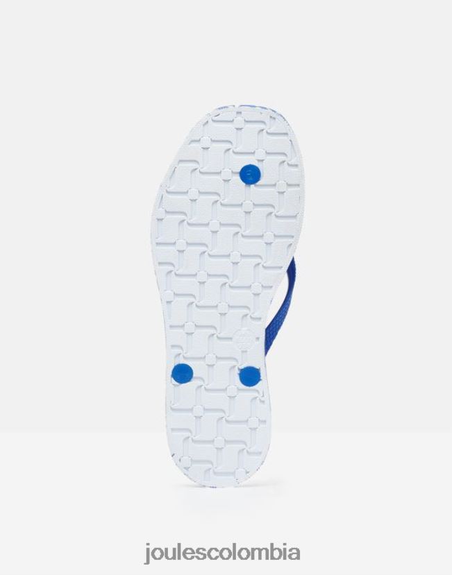 Joules calzado mujer chanclas sunvale H0604R152 mosaico indio azul