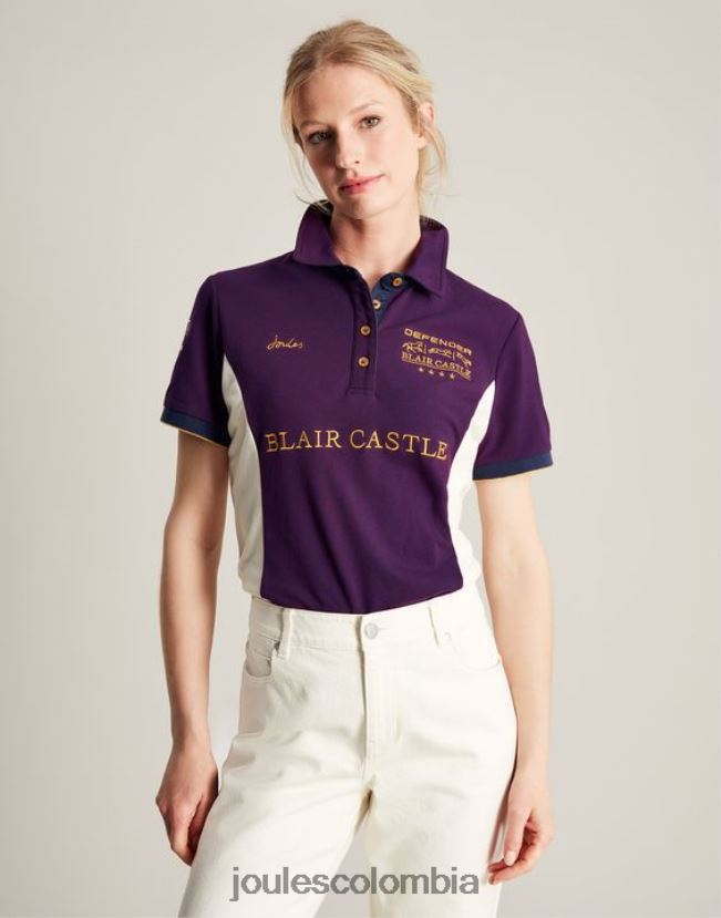 Joules vestir mujer polo de blair H0604R127 baya morada