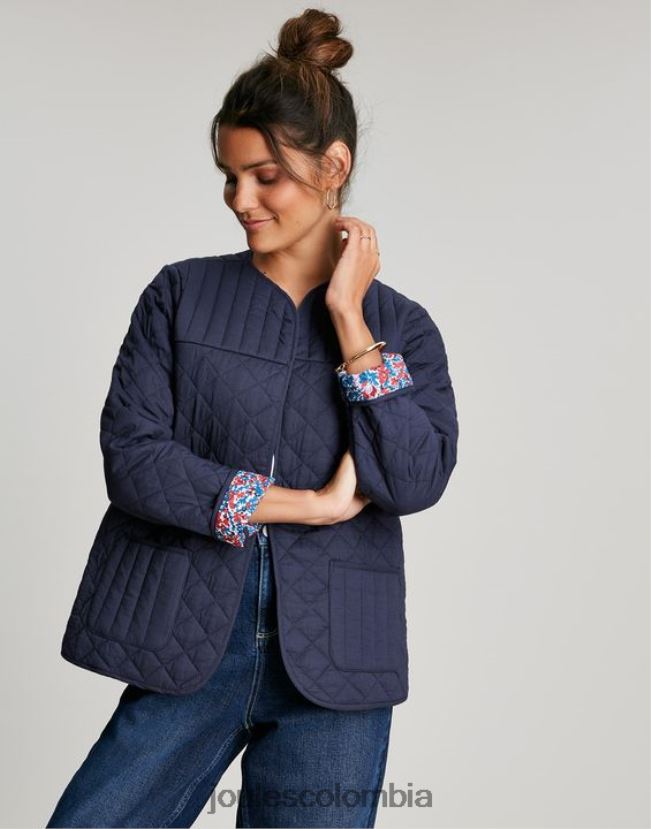 Joules vestir mujer chaqueta acolchada H0604R136 índigo