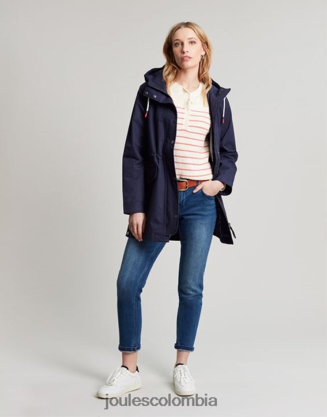 Joules vestir mujer impermeable padstow H0604R8 marina francesa