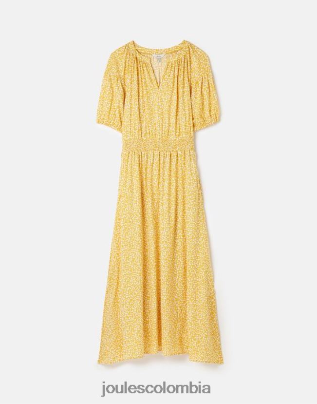 Joules vestir mujer vestido rochelle H0604R43 mancha amarilla