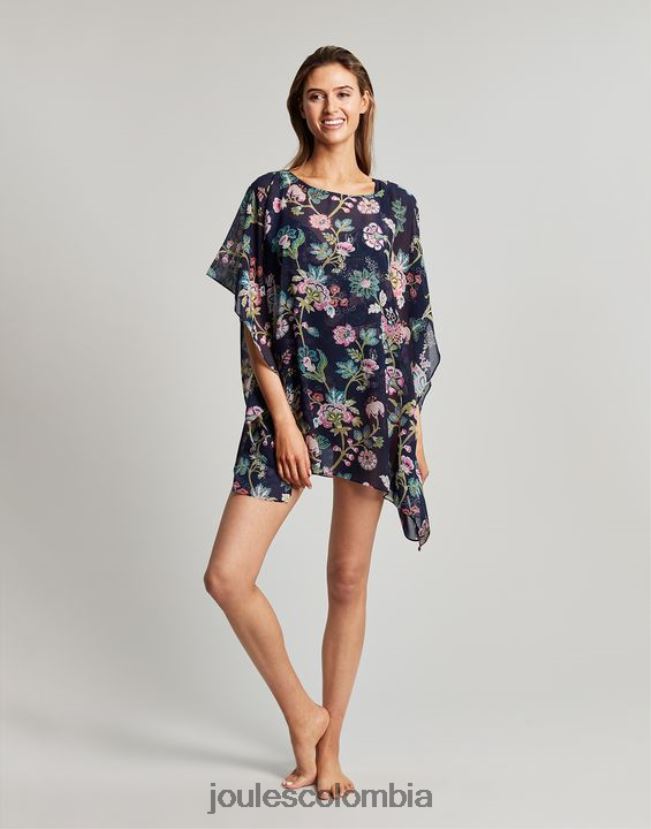 Joules vestir mujer rosanna encubrir H0604R133 floral azul marino